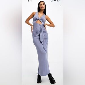 Asos design cut out ruffle twist maxi dress! New with tags